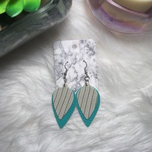 Ivory & Tiffany Inverted Rain Drop Earrings